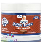 Franky's Bakery Candy Flavor Powdered Food Flavoring, American Brownie - powdered food flavor chocolate cake, without sugar, con