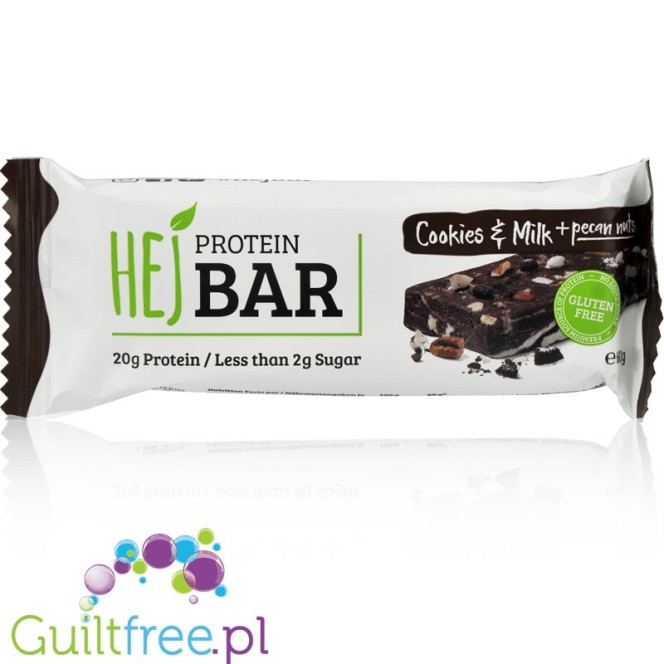 HEJ Nutrition Protein Bar Cookies & Milk