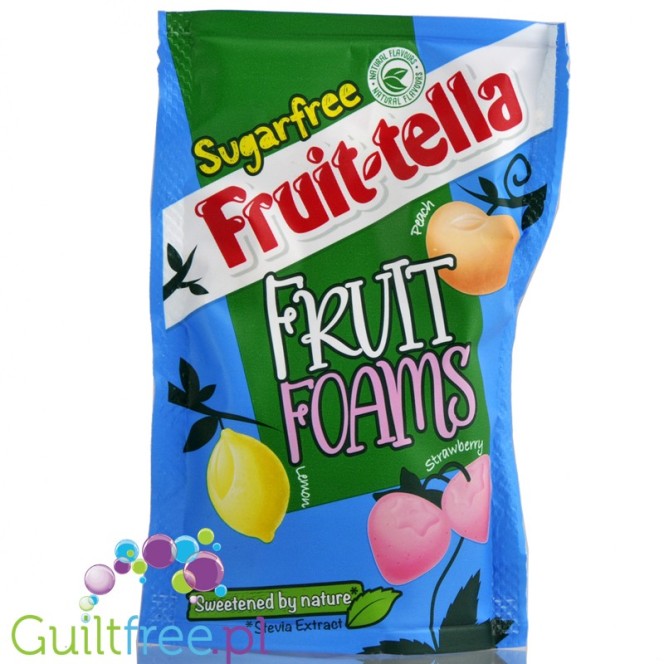 Fruittella sugar free fruit foams with sweeteners