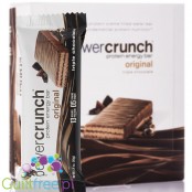 Power Crunch Triple Chocolate PUDEŁKO x 12 SZT - proteinowy wafelek ze stewią
