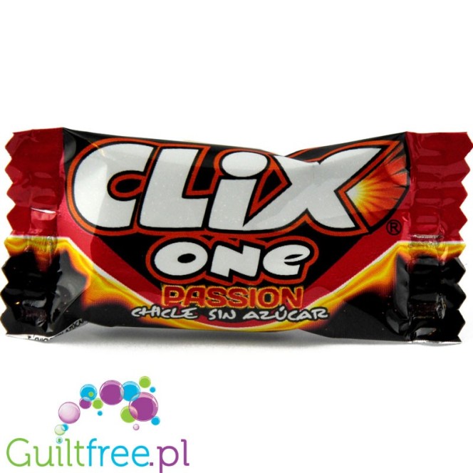 Clix One Cherry & Peach, sugar free chewing gum with xylitol
