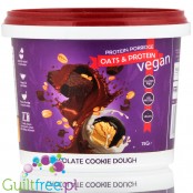 Feel Free Porridge, Vegan, Chocolate Cookie Dough - owsianka proteinowa 34g białka, z BCAA i HMB