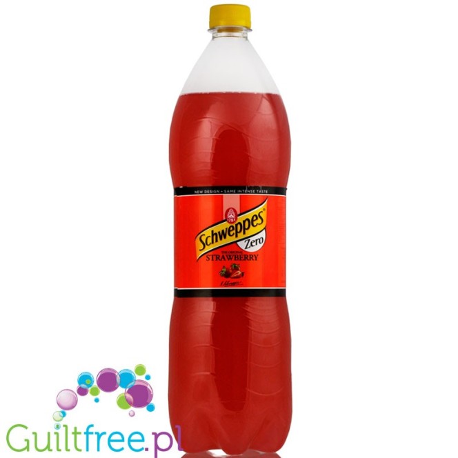 Schweppes Zero Strawberry sugar free drink 1,5L