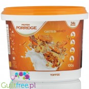 Feel Free Porridge, Toffee Cream 34g protein, with BCAA and HMB