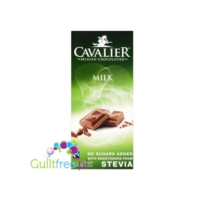 Cavalier Stevia no sugar added milk chocolate