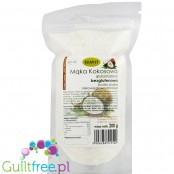 Efavit odtłuszczona mąka kokosowa grubomielona 11g białko / 13g węglowodanów