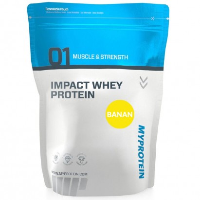 MyProtein Impact Whey- Bananowa odżywka białkowa 1kg
