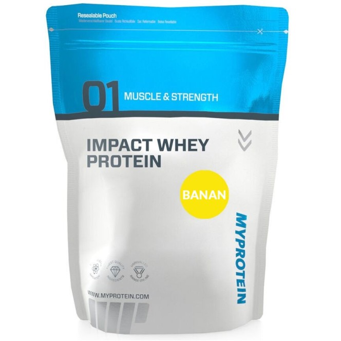 MyProtein Impact Whey - Banana protein 1kg
