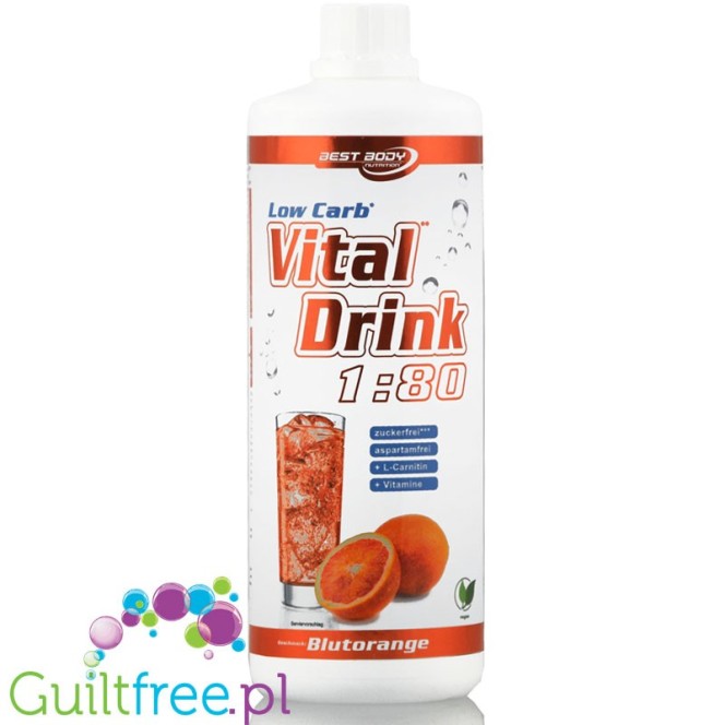 Vital Drink Blood Orange sugar free concetrate with L-carnitine
