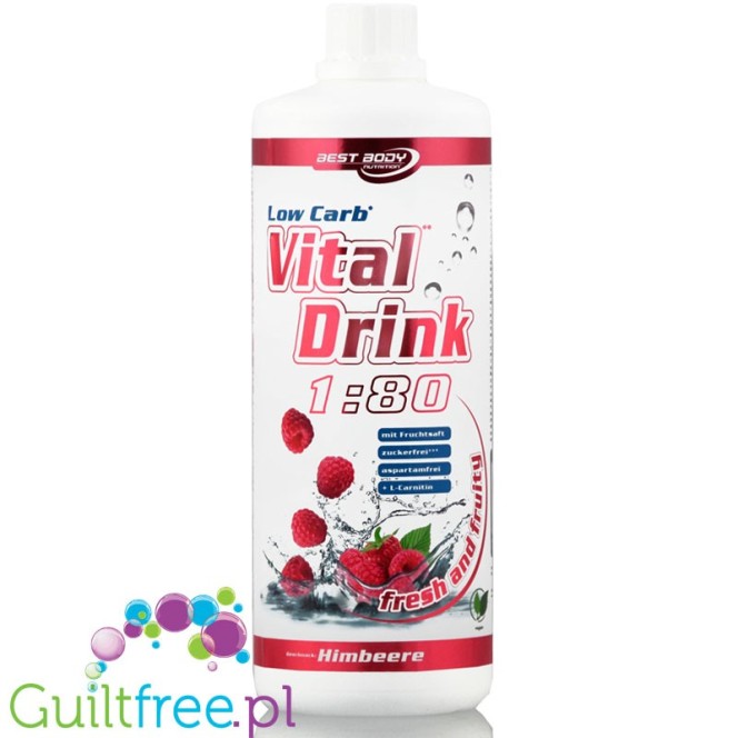 Vital Drink Raspberry sugar free concetrate with L-carnitine