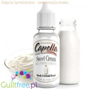 Capella Sweet Cream - skoncentrowany śmietankowy aromat bez cukru i bez tłuszczu