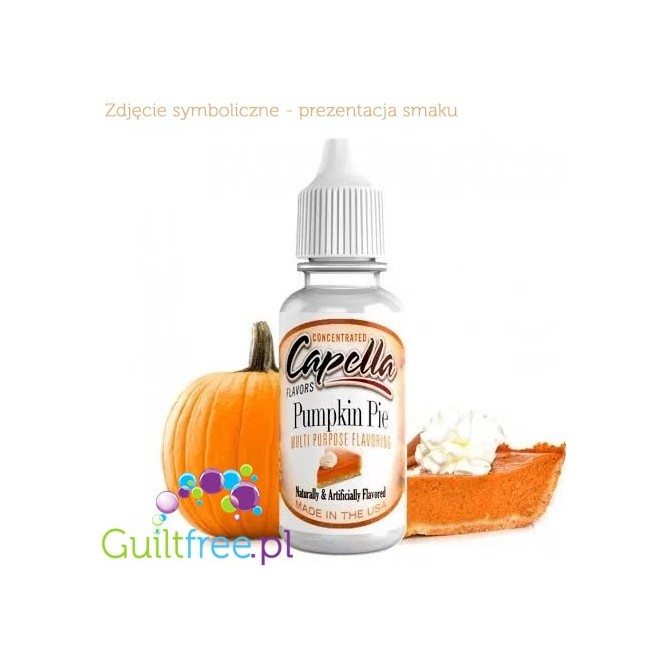 Capella Pumpkin Pie - skoncentrowany aromat ciasta dyniowego bez cukru i bez tłuszczu