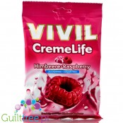 Vivil Cremelife Raspberry cukierki bez cukru Malina & Śmietanka