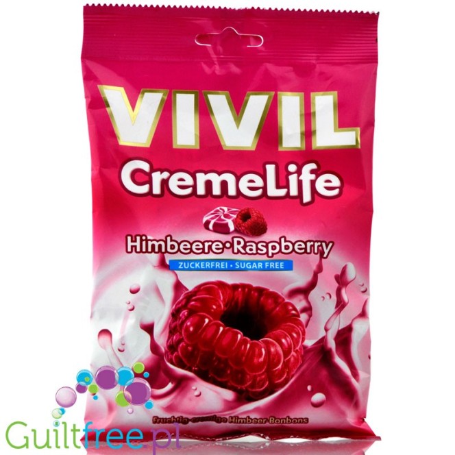 Vivil Cremelife Raspberry sugar free candies