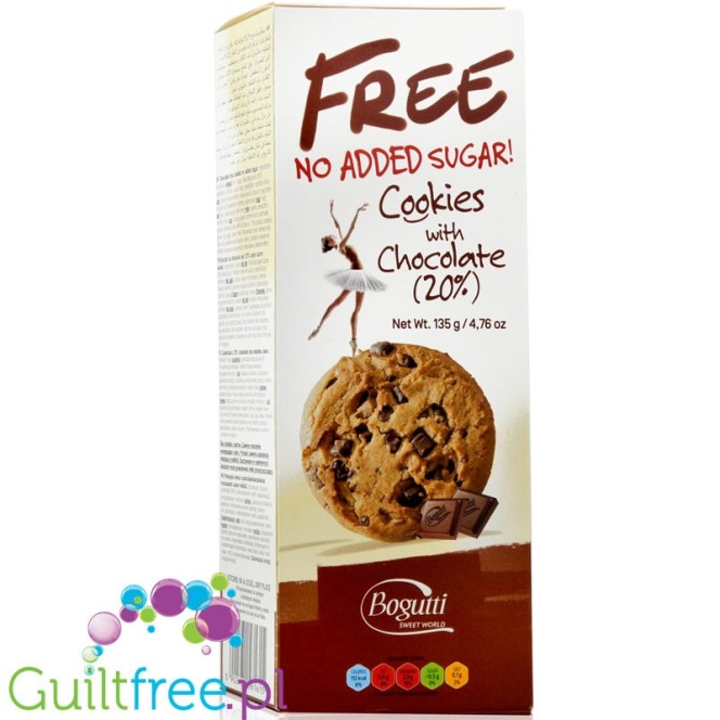 Bogutti sugar free cookies with chocolate