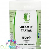 Pure Cream of Tartar E336 duże opakowanie 150g, organiczny, bezglutenowy