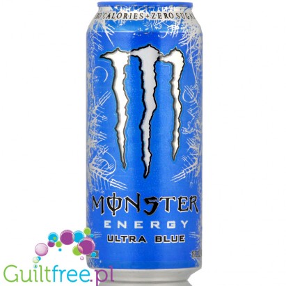 Monster Energy Ultra Blue sugar free energy drink