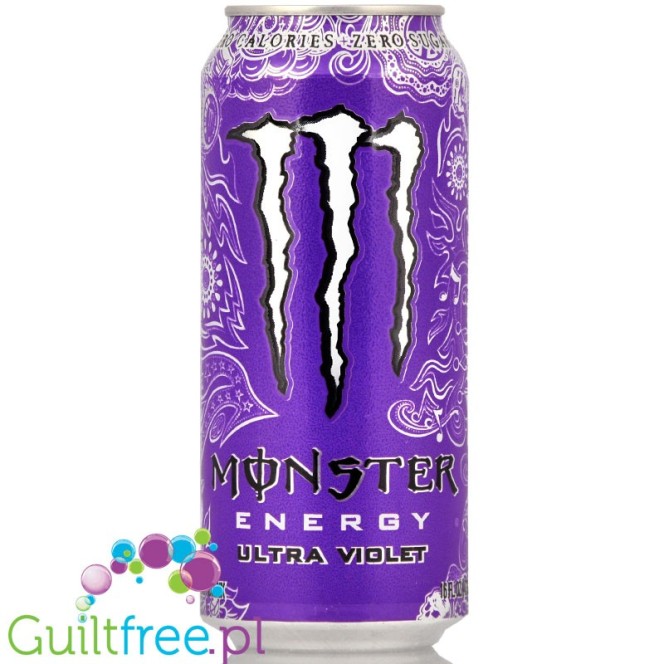 Monster Energy Ultra Violet USA - Napój Energetyczny bez cukru