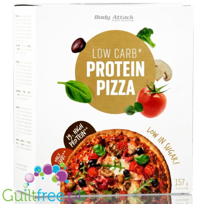 Body Attak low carb pizza baking mix, 3g carbs per slice