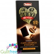 Torras Zero sugar free dark chocolate with coffee nibs