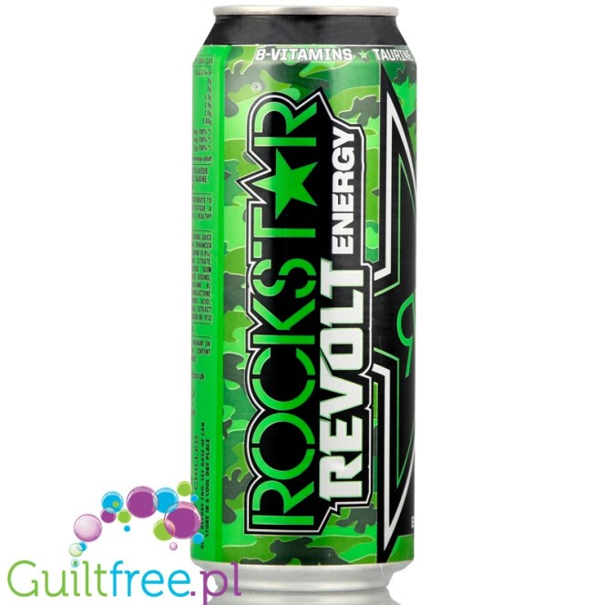 Rockstar Revolt Killer Citrus Energy, napój energetyczny bez cukru 4kcal
