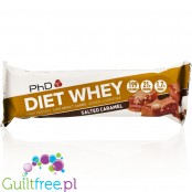 PhD Diet Whey Salted Caramel protein bar with L-carnitine