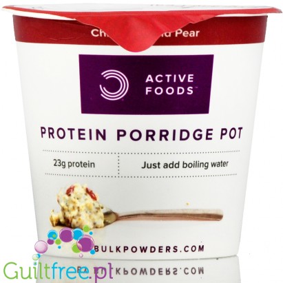 Bulk Powders Active Food protein porridge Chia, Goji & Pear