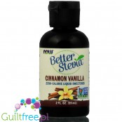 NOW Foods Better Stevia Cinnamon & Vanilla - organiczny słodzik Cynamon & Wanilia, zero kalorii