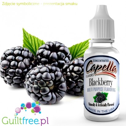 Capella Flavors Blackberry skoncentrowany aromat spożywczy bez cukru i bez tłuszczu