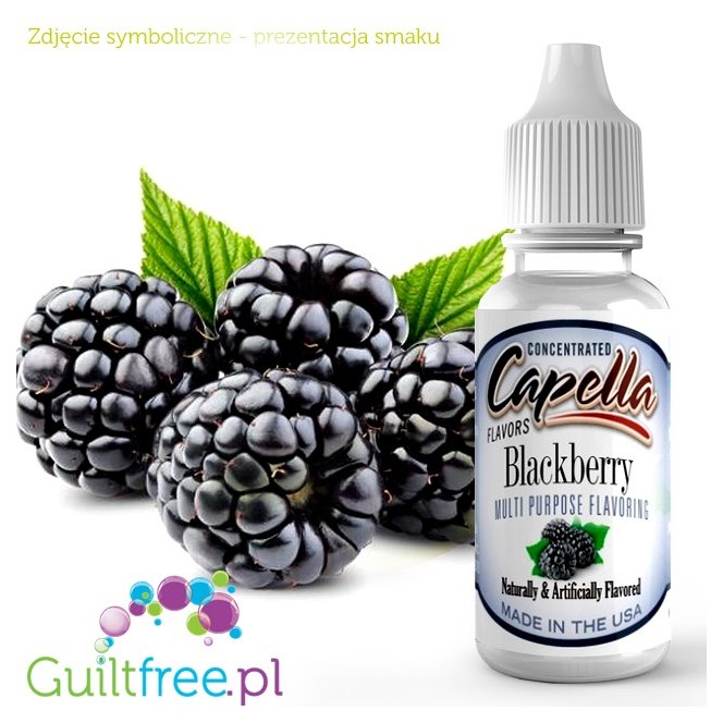 Capella Blackberry (jeżyna) - skoncentrowany aromat spożywczy bez cukru i bez tłuszczu