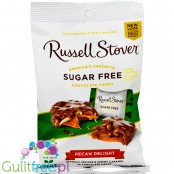 Russell Stover Sugar Free Peg Bag Candy, Pecan Delights, Pecan & Carame