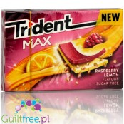 Trident Max Raspberry & Lemon sugar free chewing gum