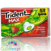Trident Max Splash Strawberry Lime sugar free chewing gum