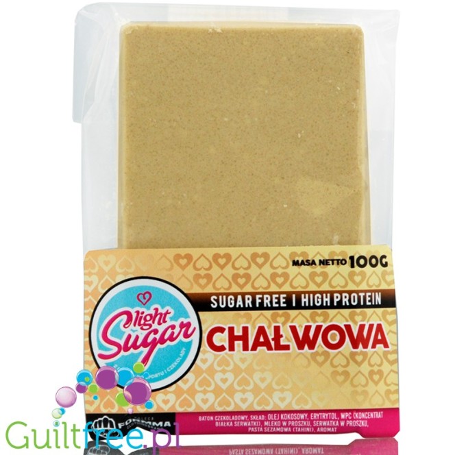 Light Sugar Chalva sugar free protein white chocolate