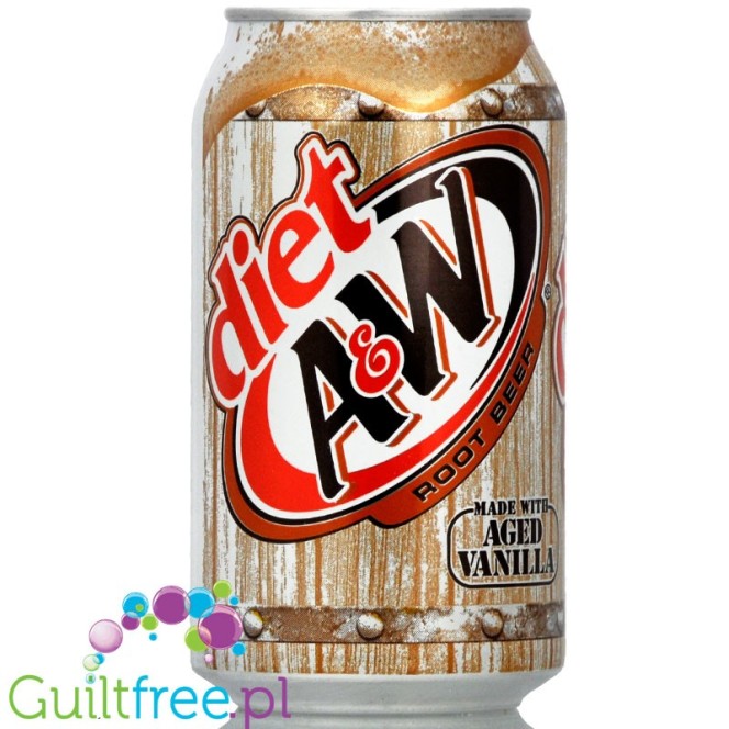 A&W Diet Root Beer - Waniliowe piwo korzenne bez cukru 0kcal