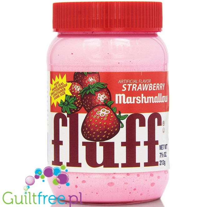 Fluff Strawberry Marshmallow Fluff - truskawkowy krem piankowy(cheat meal)