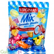 Virginias Mix miękkie cukierki owocowe bez cukru ze stewią
