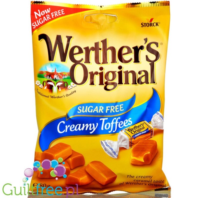 Werthers Original Creamy Toffee - miękkie cukierki toffee bez cukru, UE