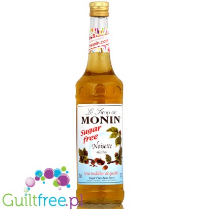 Monin sugar free syrup, Hazelnut 0,7L