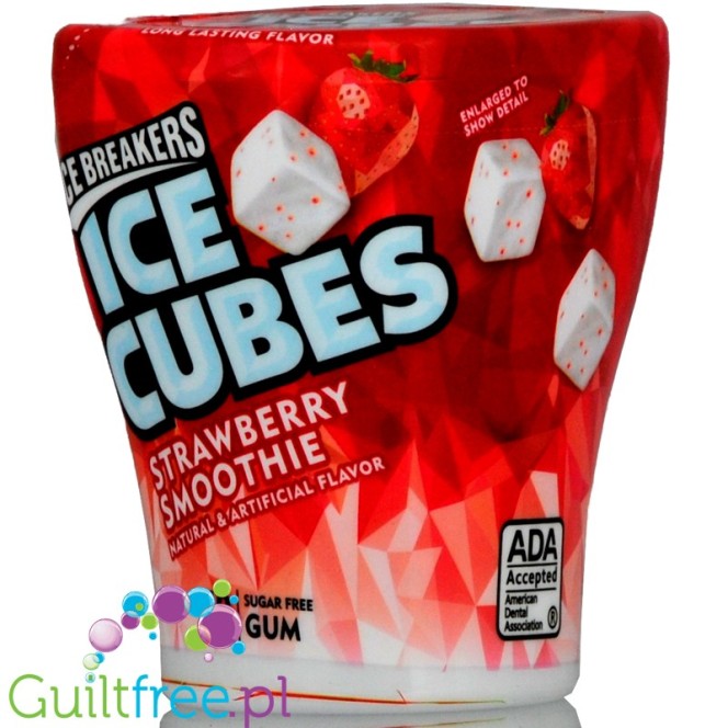 Ice Breakers Ice Cubes Strawberry Smoothie, guma do żucia bez cukru