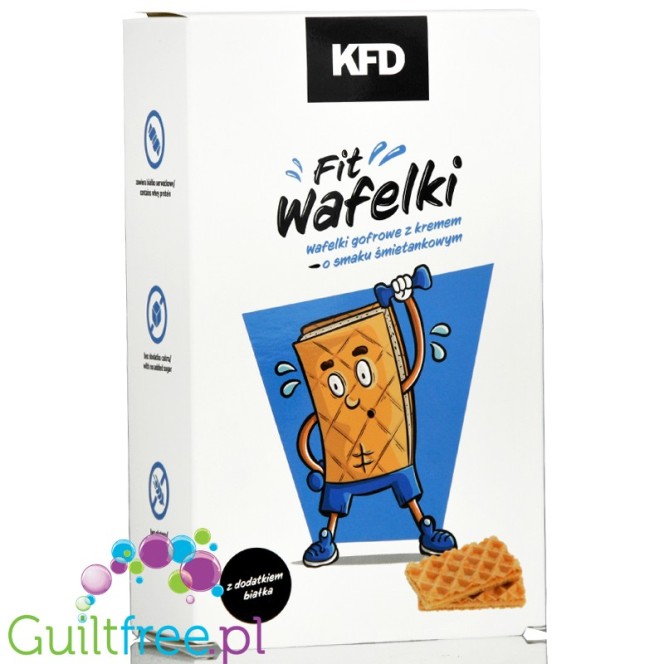 KFD Fit Wafelki gofrowe z dodatkiem białka