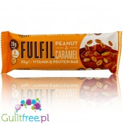 Fulfil Peanut & Caramel baton proteinowy z witaminami (Karmel & Orzechy Ziemne)