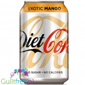 Coke Diet Exotic Mango w puszce, Cola Mango zero kalorii