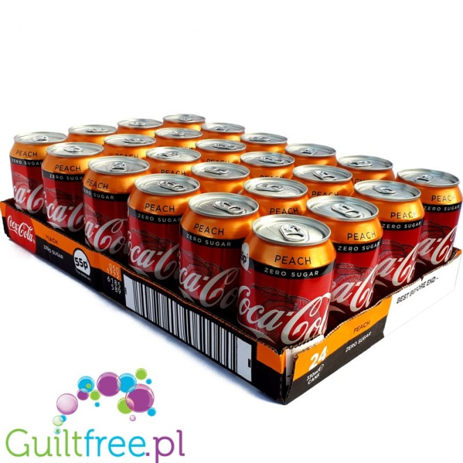 Coca-Cola Zero Peach - case 24 x 330ml