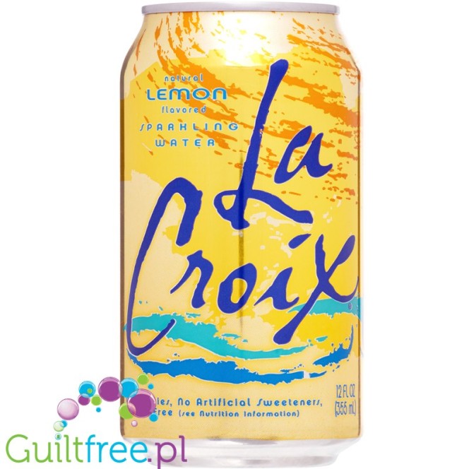 La Croix Lemon Sparkling Water - woda naturalnie aromatyzowana bez cukru i bez słodzików