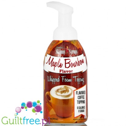Skinny Syrups Sugar Free Whipped Latte Foam Topping - Maple Bourbon