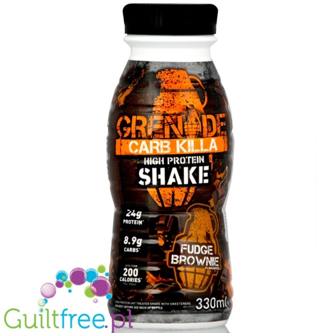 Grenade Carb Killa Fudge Brownie RTD protein shake 330ml
