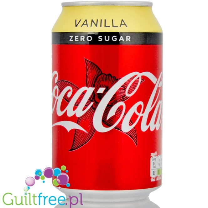 Coca Cola Vanilla Zero - waniliowa cola bez cukru, wersja UE