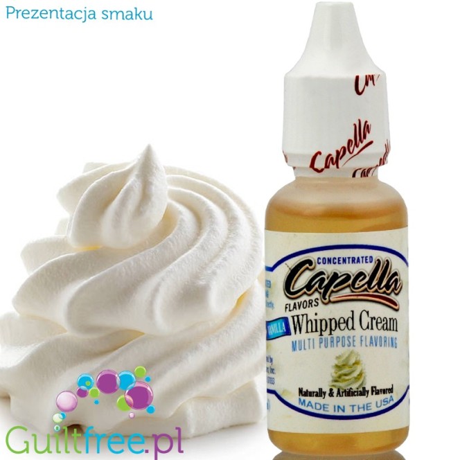 Capella Vanilla Whipped Cream - skoncentrowany aromat bitej śmietany