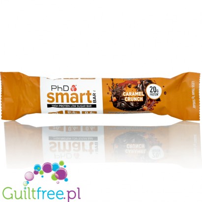 Phd Smart Caramel Crunch sugar free protein bar